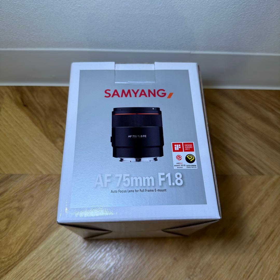 美品 Samyang AF 75mm F1.8 FE