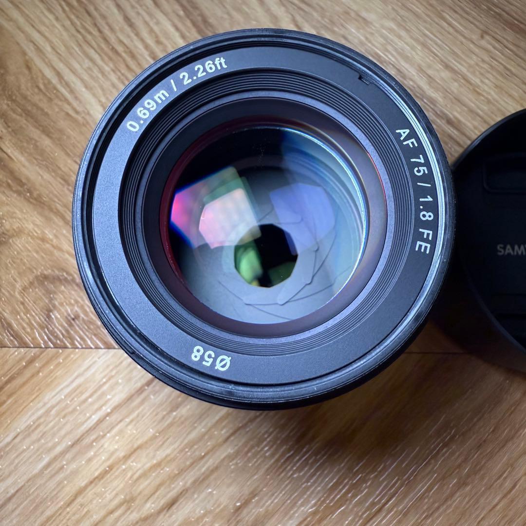 美品 Samyang AF 75mm F1.8 FE