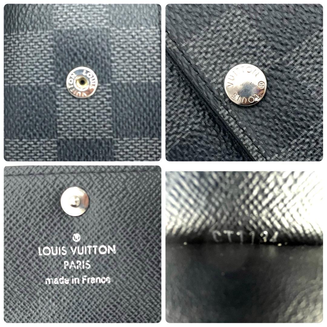 【極美品】ルイヴィトン ミュルティクレ6 ダミエグラフィット キーケース