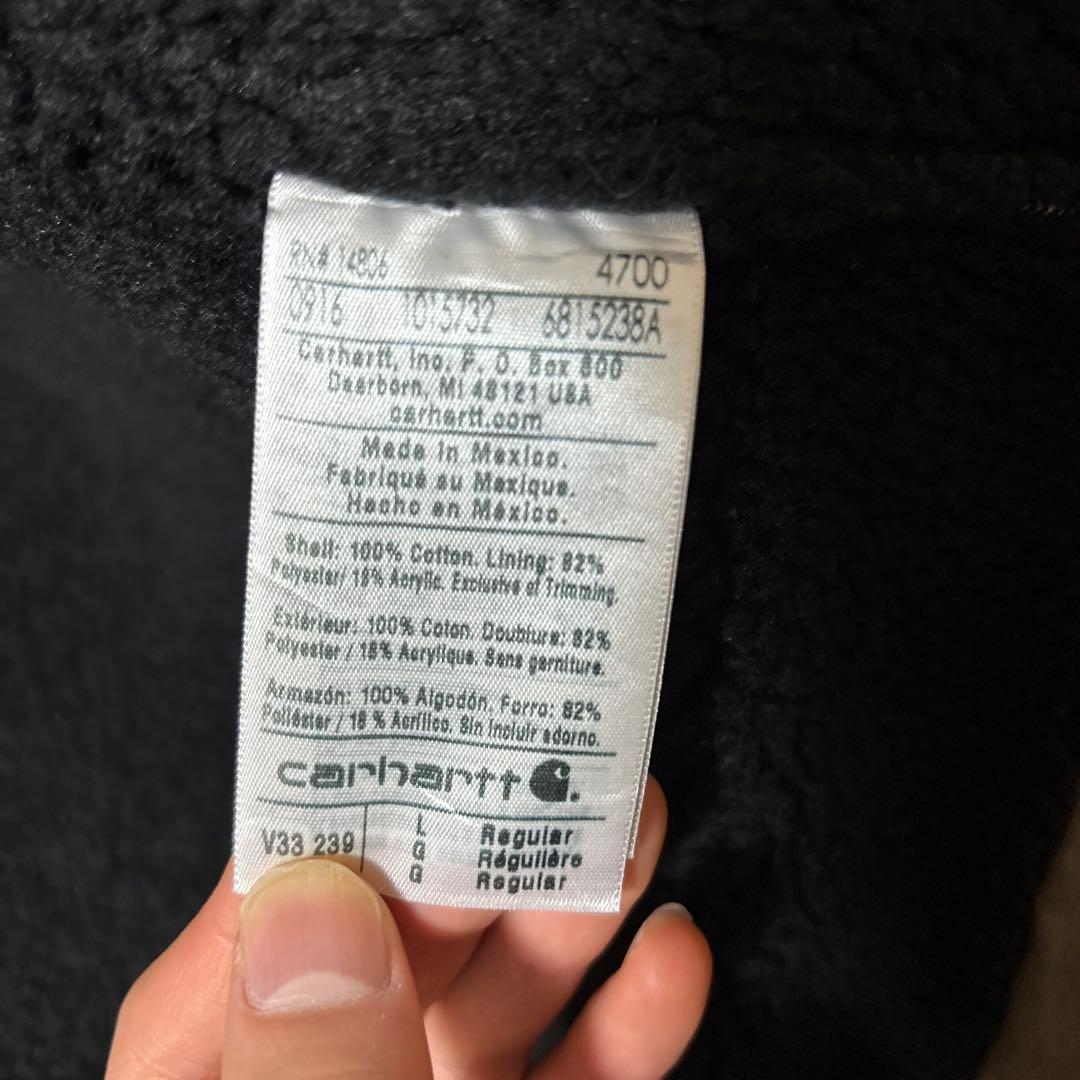 Carhartt ダックベスト L ダークベージュ