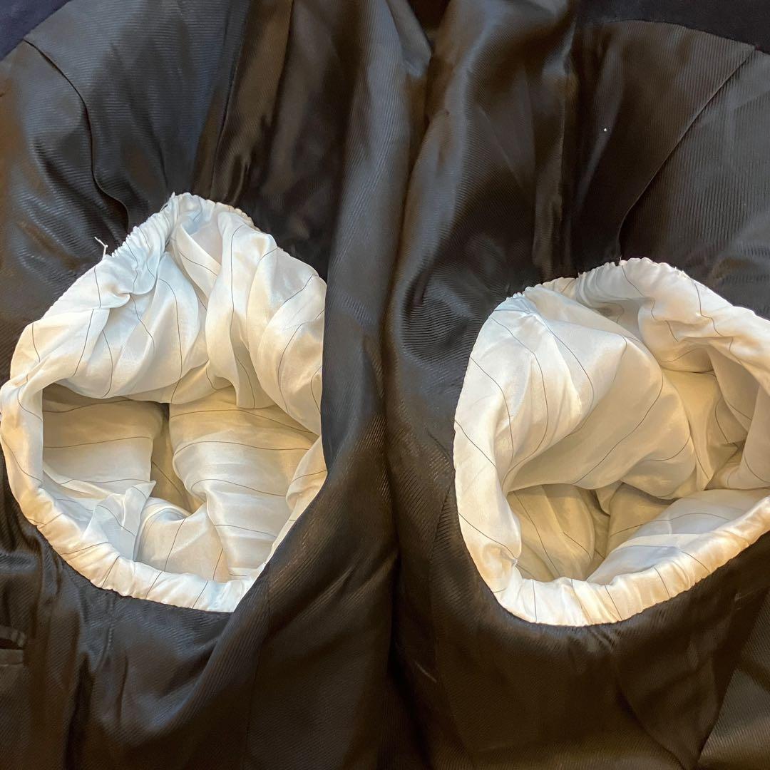 ドルチェ&ガッバーナ ドルガバ テーラードジャケット ベロア ネイビー L