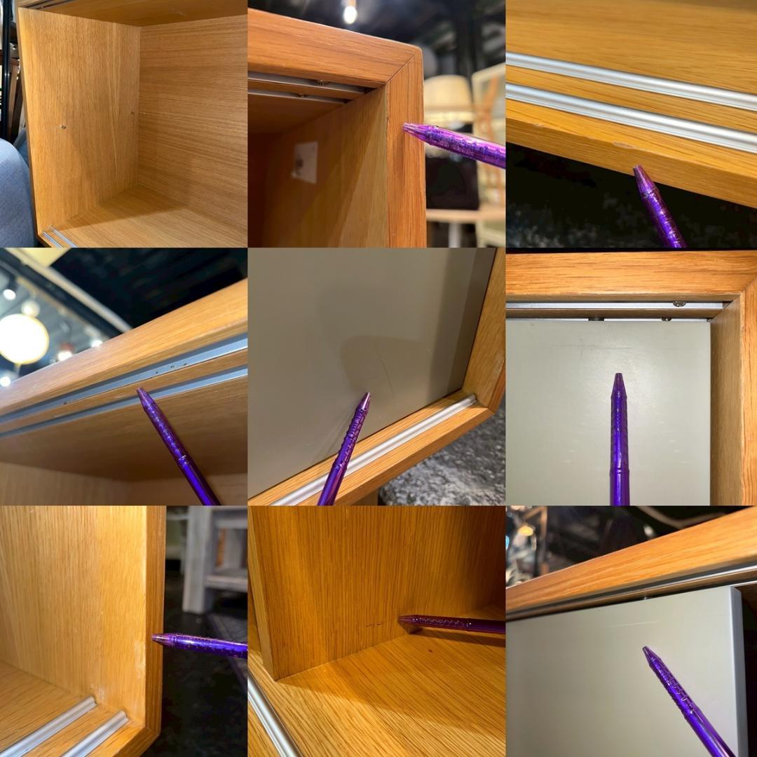 北欧モダン マルチカラー扉 サイドボード キャビネット リビングボード シンプル