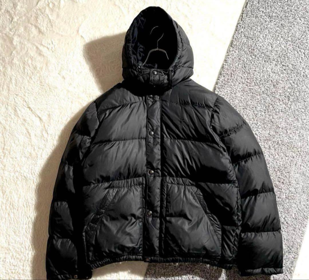 Ralph Lauren ダウン黒ポニー 90s