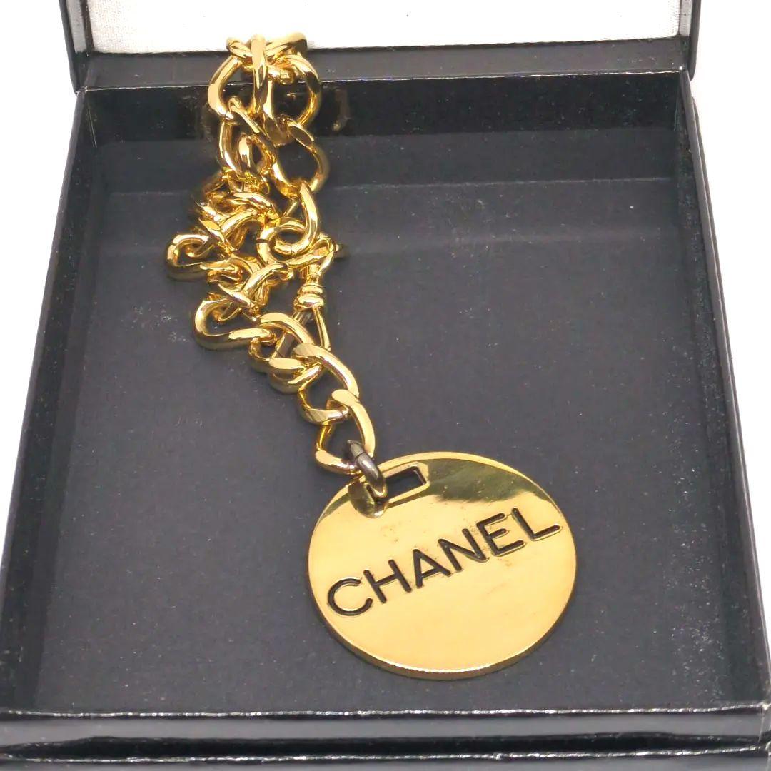 CHANEL シャネル チェーン キーホルダー PARIS ゴールド チャーム