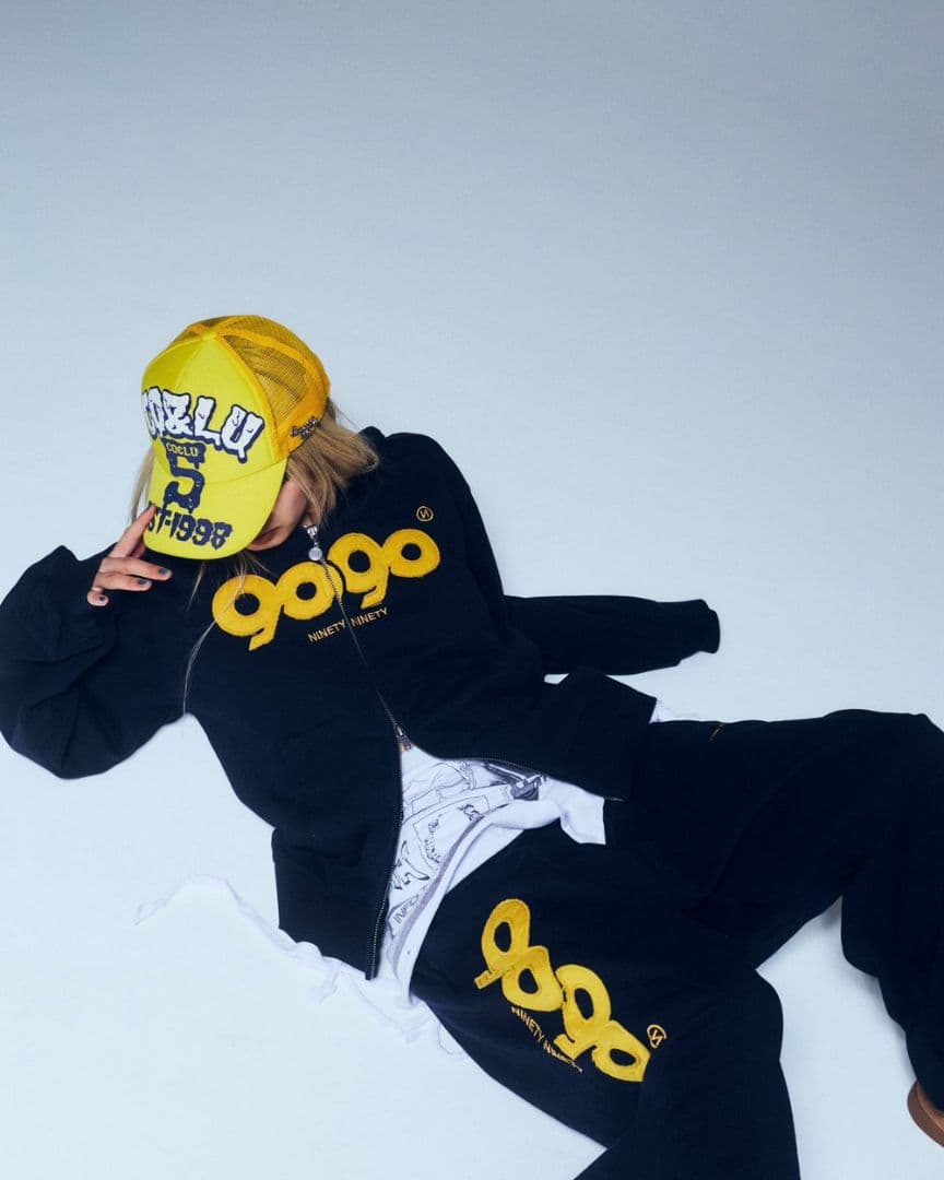 tag 9090 OG Logo Sweat Pants ネイビー L