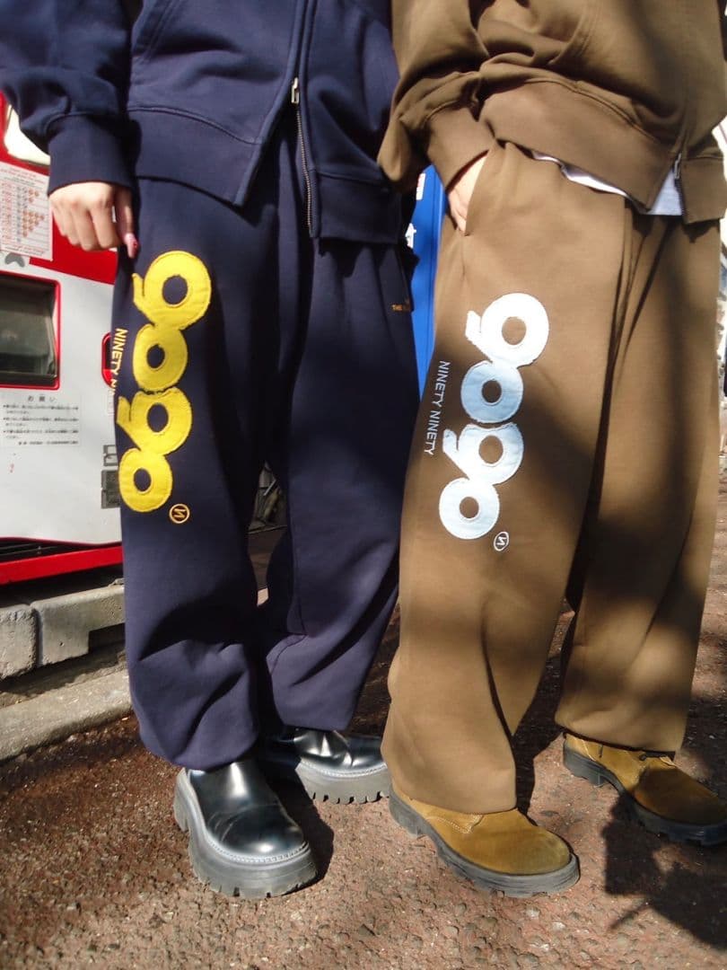 tag 9090 OG Logo Sweat Pants ネイビー L