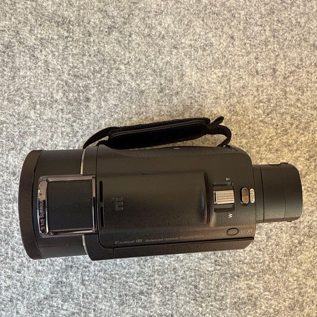 SONY FDR-AX55 4K ビデオカメラ 本体 バッテリー2個 箱あり