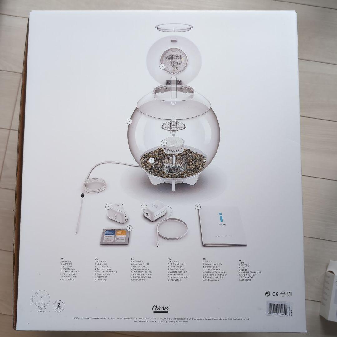 【doumodes】バイオーブ 水槽換えフィルター付き