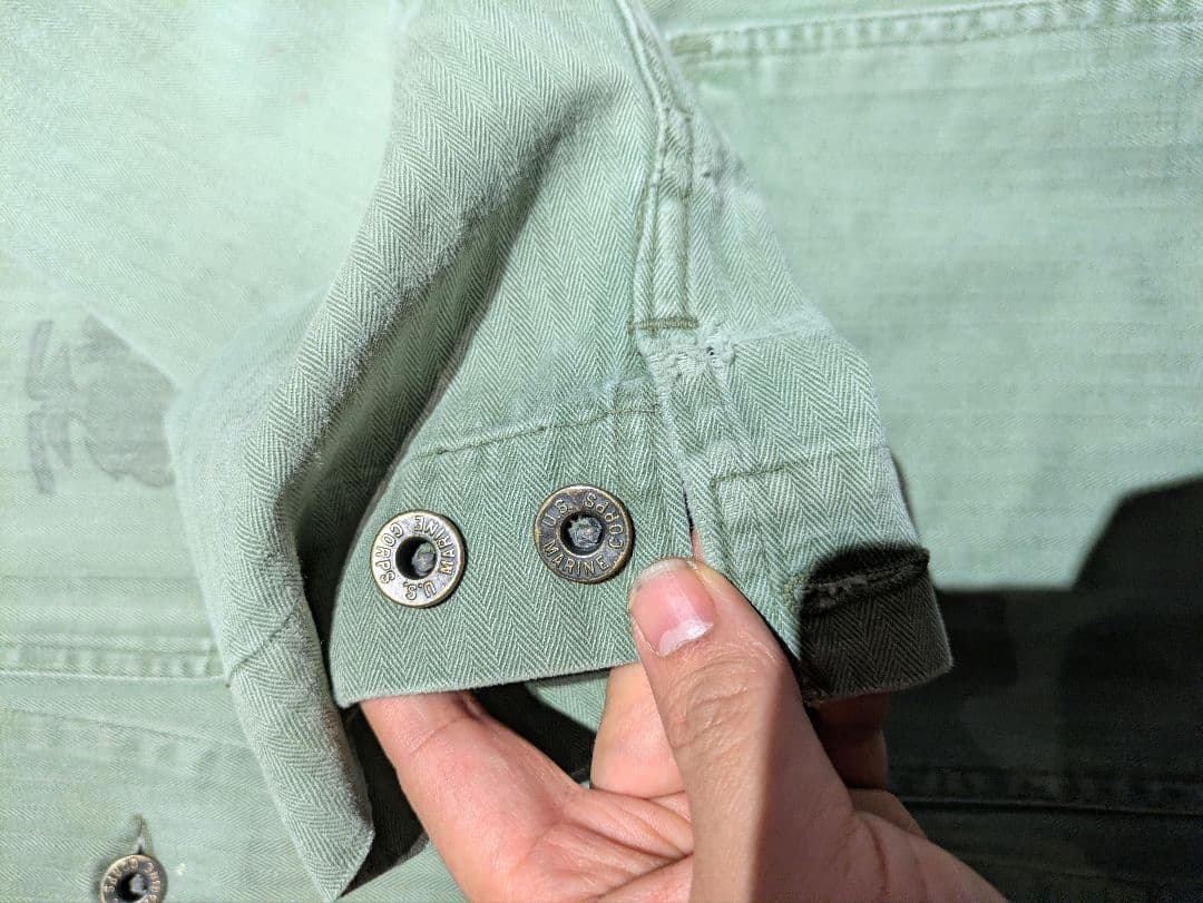 インフル40s USMC P-41 HBT ジャケット 米軍海兵隊