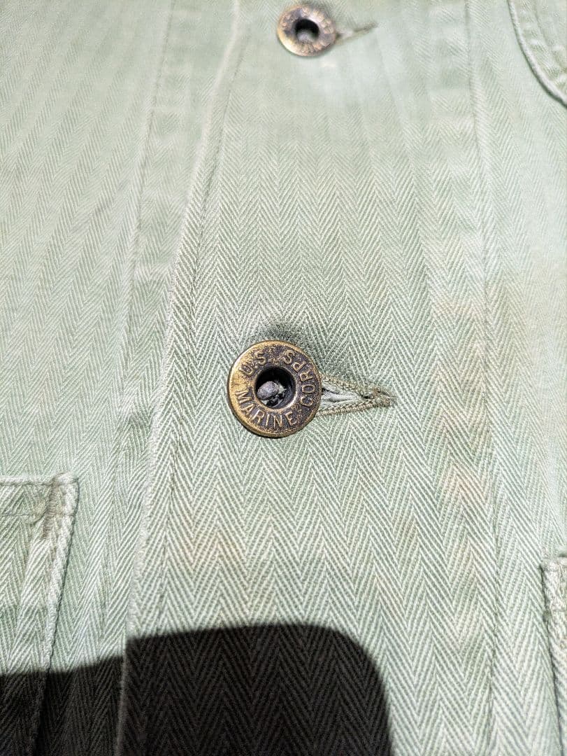 インフル40s USMC P-41 HBT ジャケット 米軍海兵隊