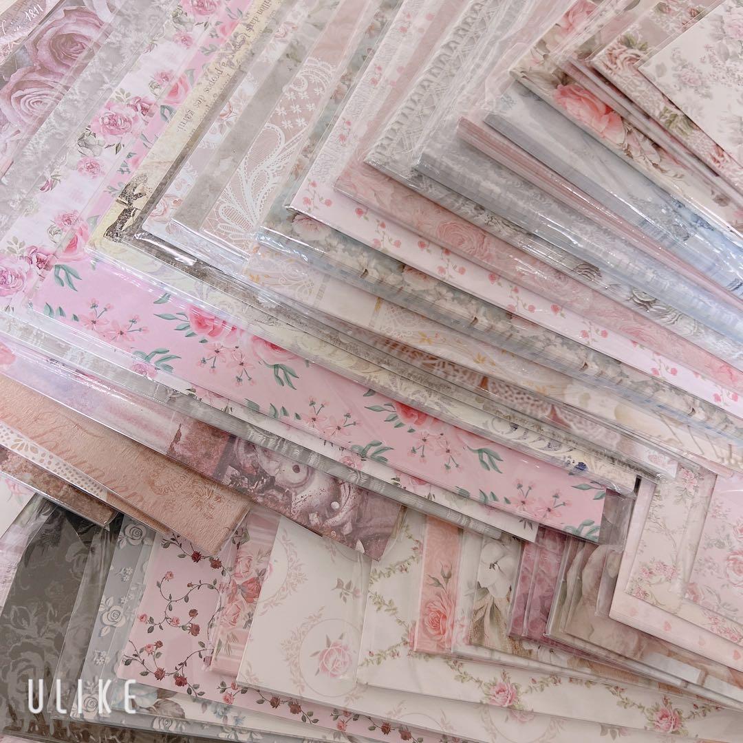 紙モノ コラージュ素材 デザペ デザインペーパー 大量 まとめ売り