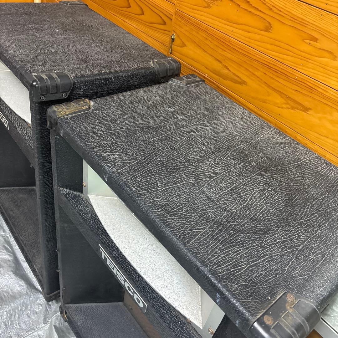 【ジャンク】TEISCO ダブルキャビネットスピーカー　P-120S 2つセット