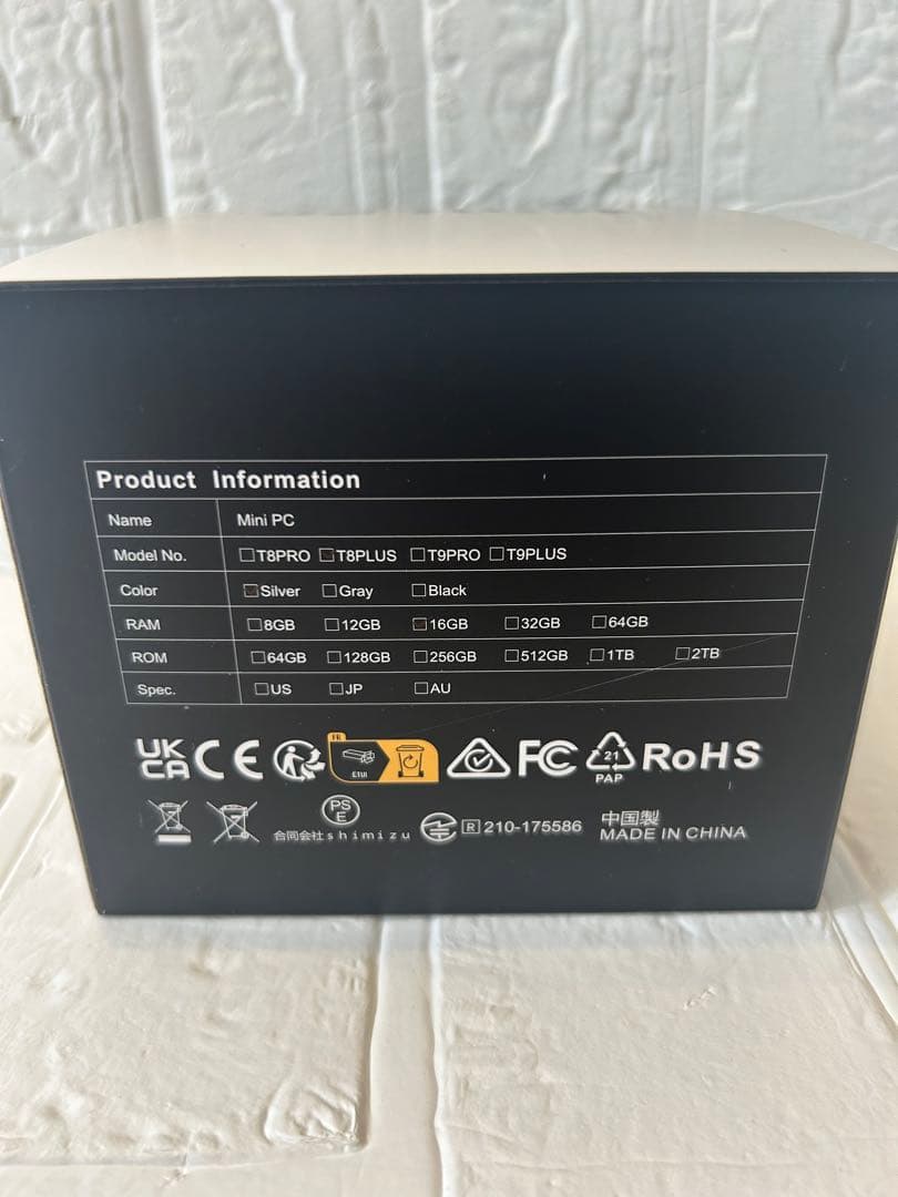 ミニpc 第12世代インテルAlder Lake-N100 16GB+512GB