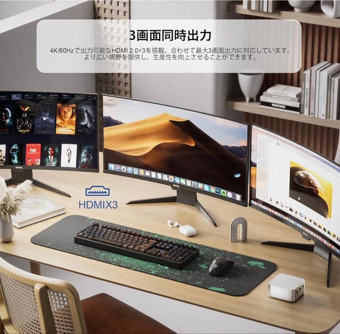 ミニpc 第12世代インテルAlder Lake-N100 16GB+512GB