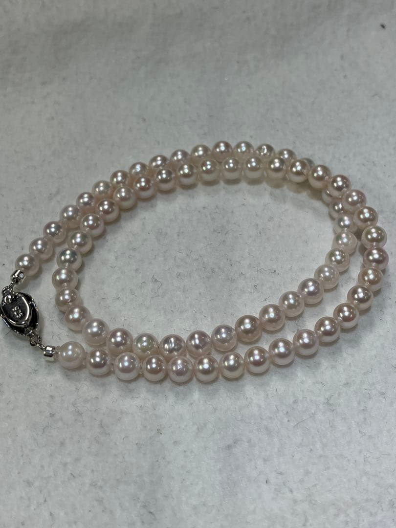 伊勢志摩英虞湾産あこや真珠　5.5.-6mm パールネックレス