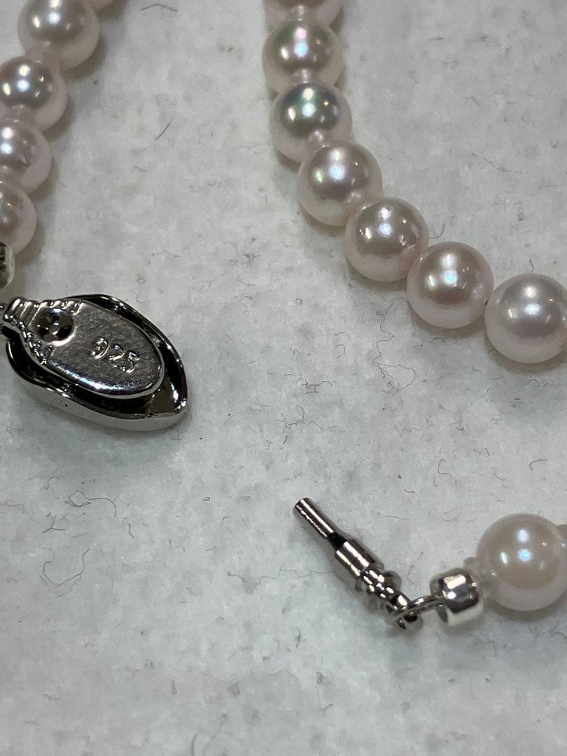 伊勢志摩英虞湾産あこや真珠　5.5.-6mm パールネックレス