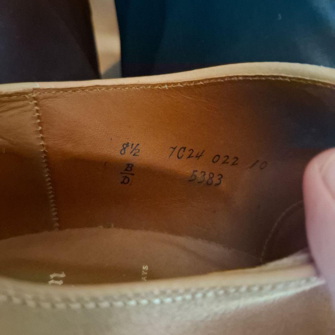 Alden スエード レースアップシューズ ベージュ