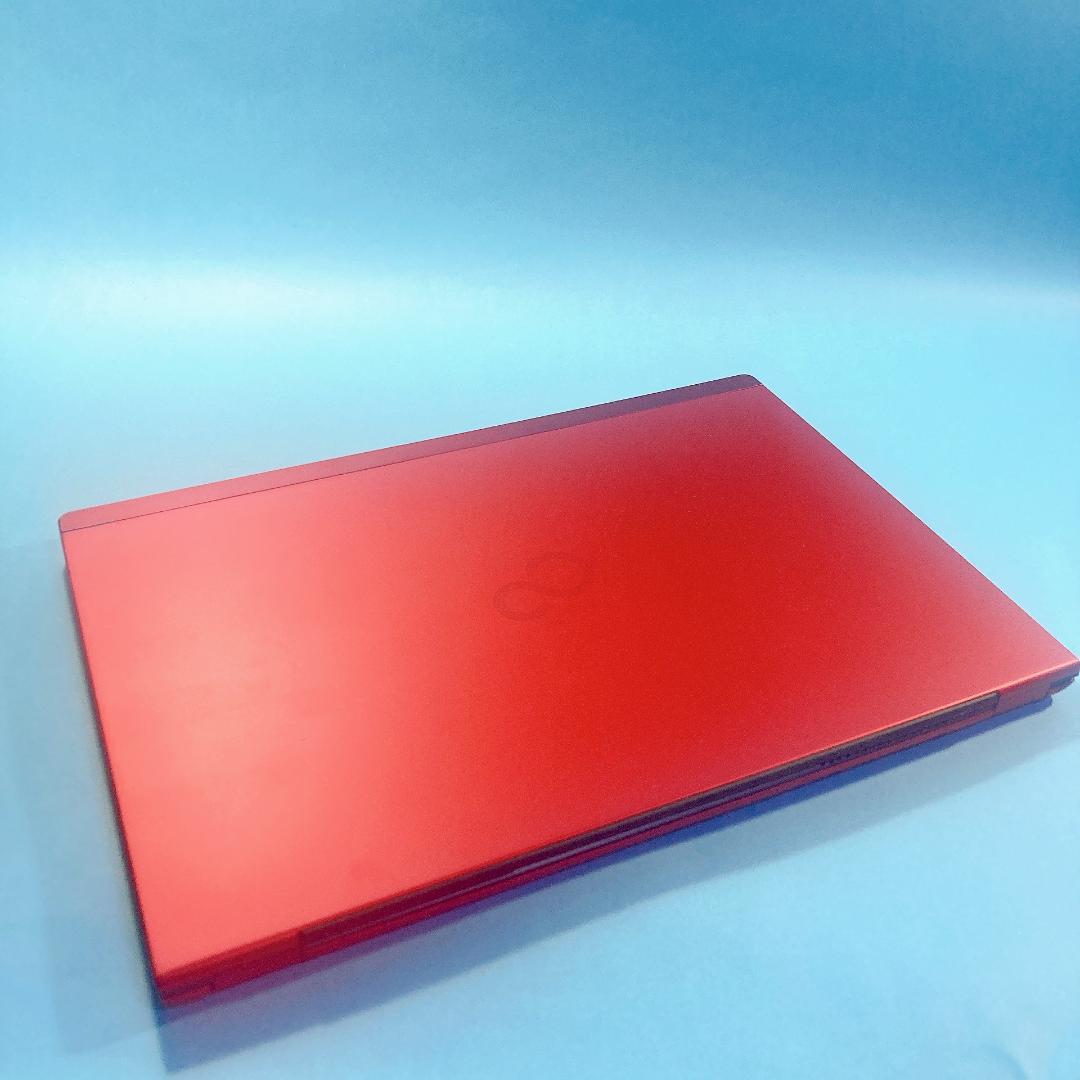 w79✨爆速SSD新品 /薄型 軽量 /赤/Win11✨すぐ使えるノートパソコン