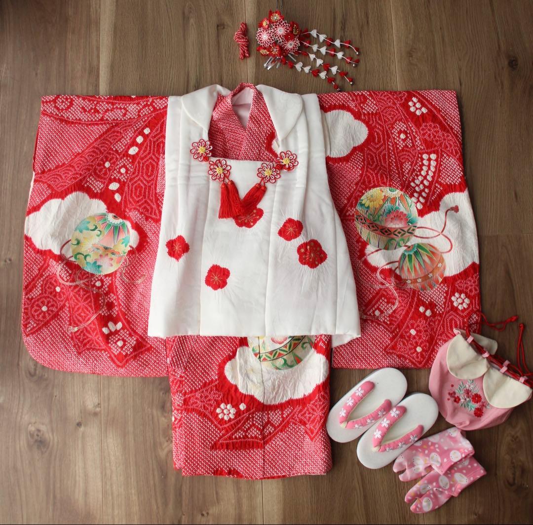 ⭐︎七五三 セット　総絞り　3歳⭐︎