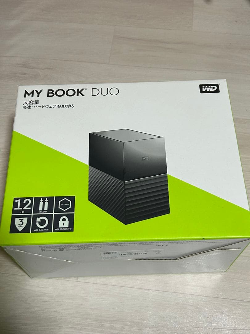 MY BOOK DUO 12TB 外付けハードディスク