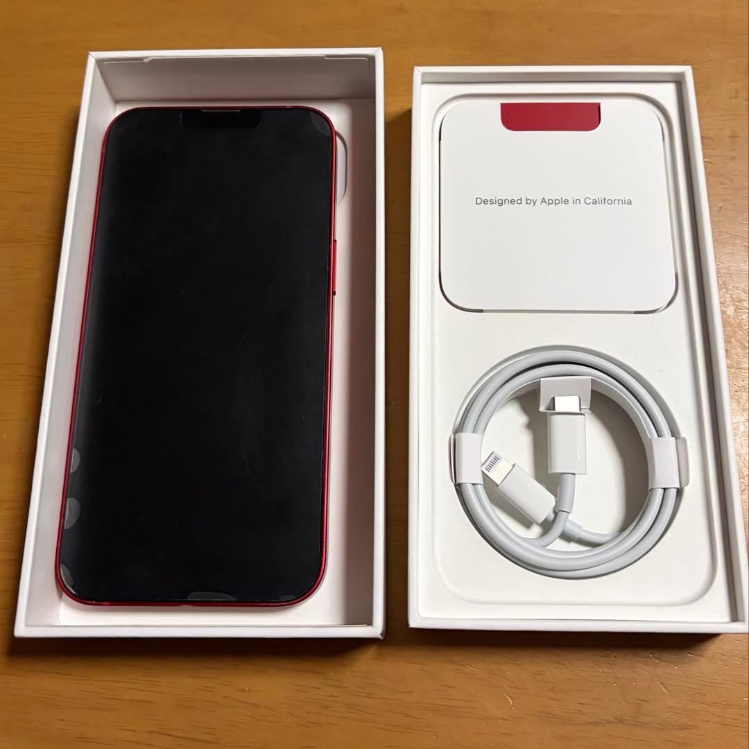 iPhone13 レッド　赤　256GB SIMフリー