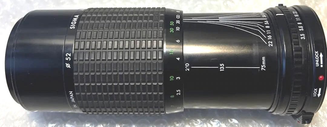 SIGMA ZOOM-KⅢ 1:3.5〜4  f=75〜210mm φ52
