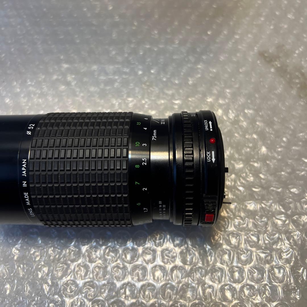 SIGMA ZOOM-KⅢ 1:3.5〜4  f=75〜210mm φ52