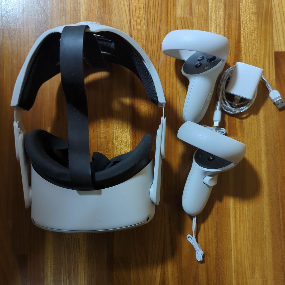  Quest VRヘッドセット ホワイト コントローラー付き