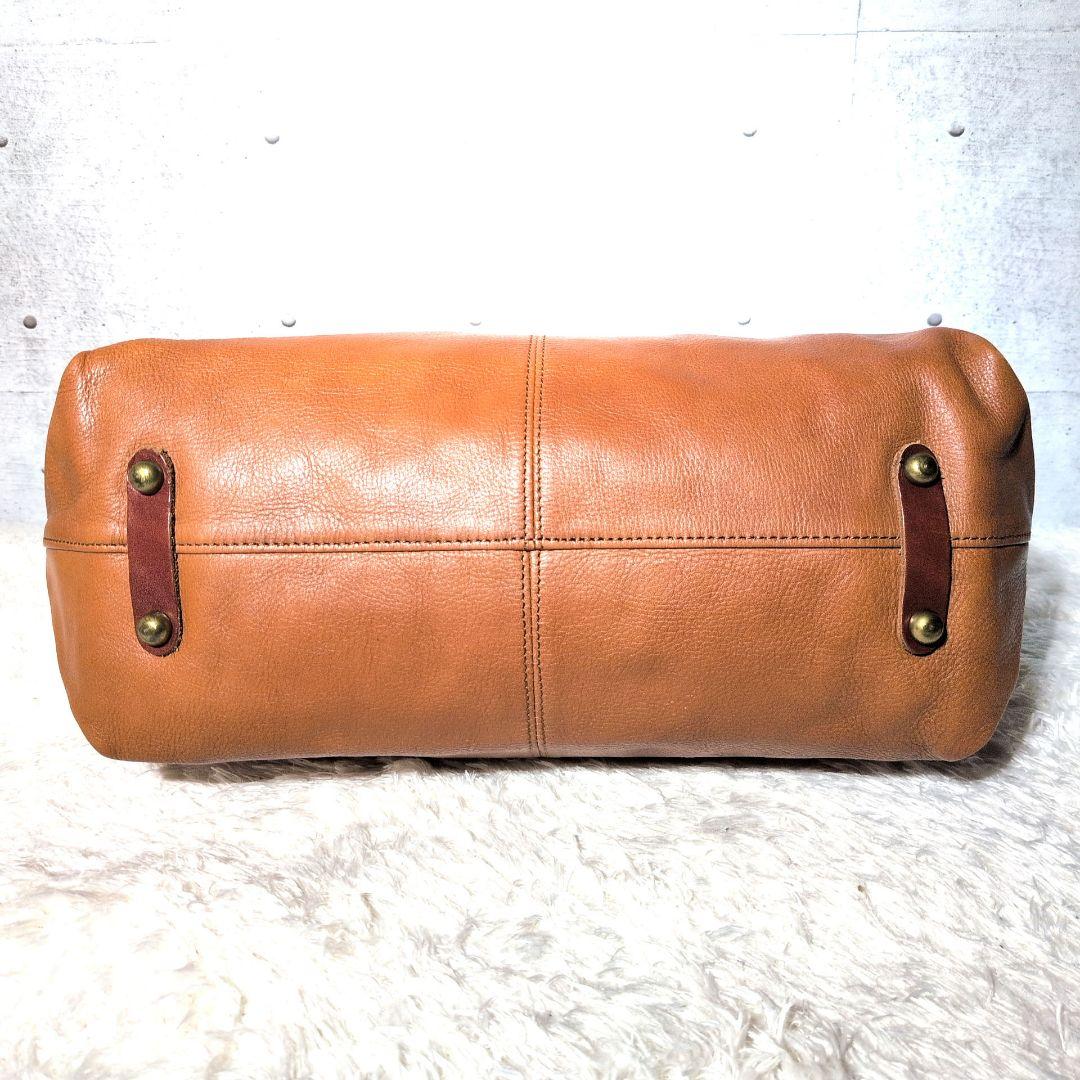 【激レア 美品】クレドラン　2WAY　ボストンバッグ　ビジネス　ユニセックス　茶