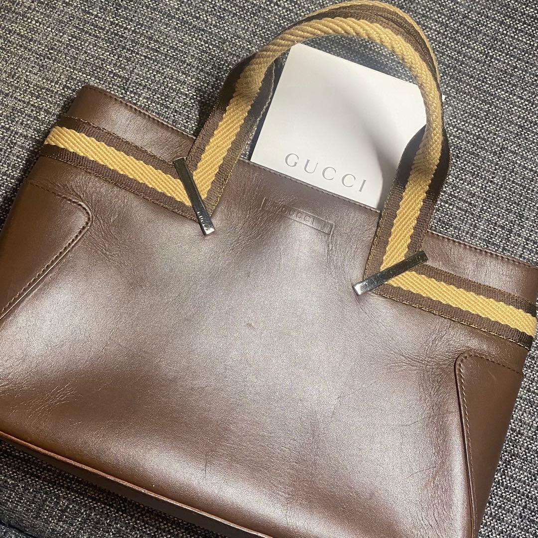 専用　GUCCI ブラウン トートバッグ