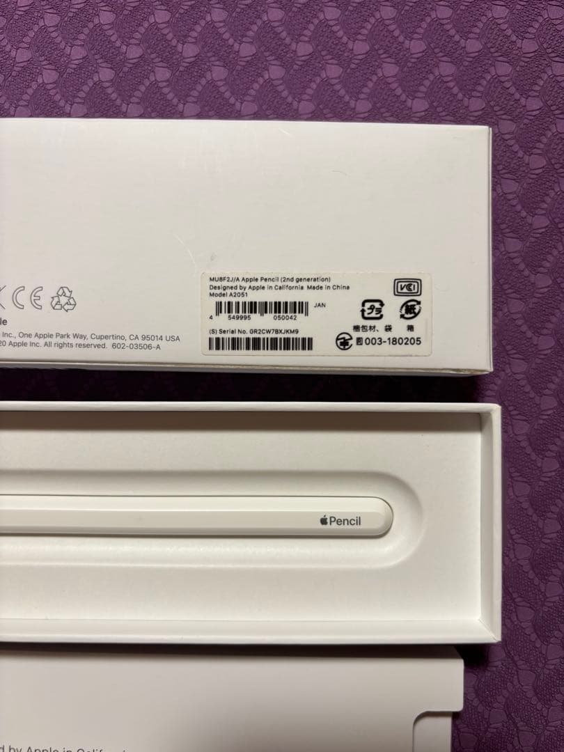 iPad mini (第６世代) パープル ＋ Apple Pencil 2