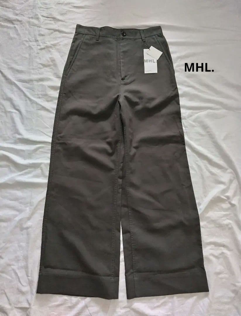 【新品】MHL レディーストラウザー 墨黒