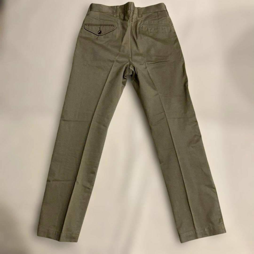 BARNSTORMER ベージュ　ダブルプリーツ　チノパン　XS