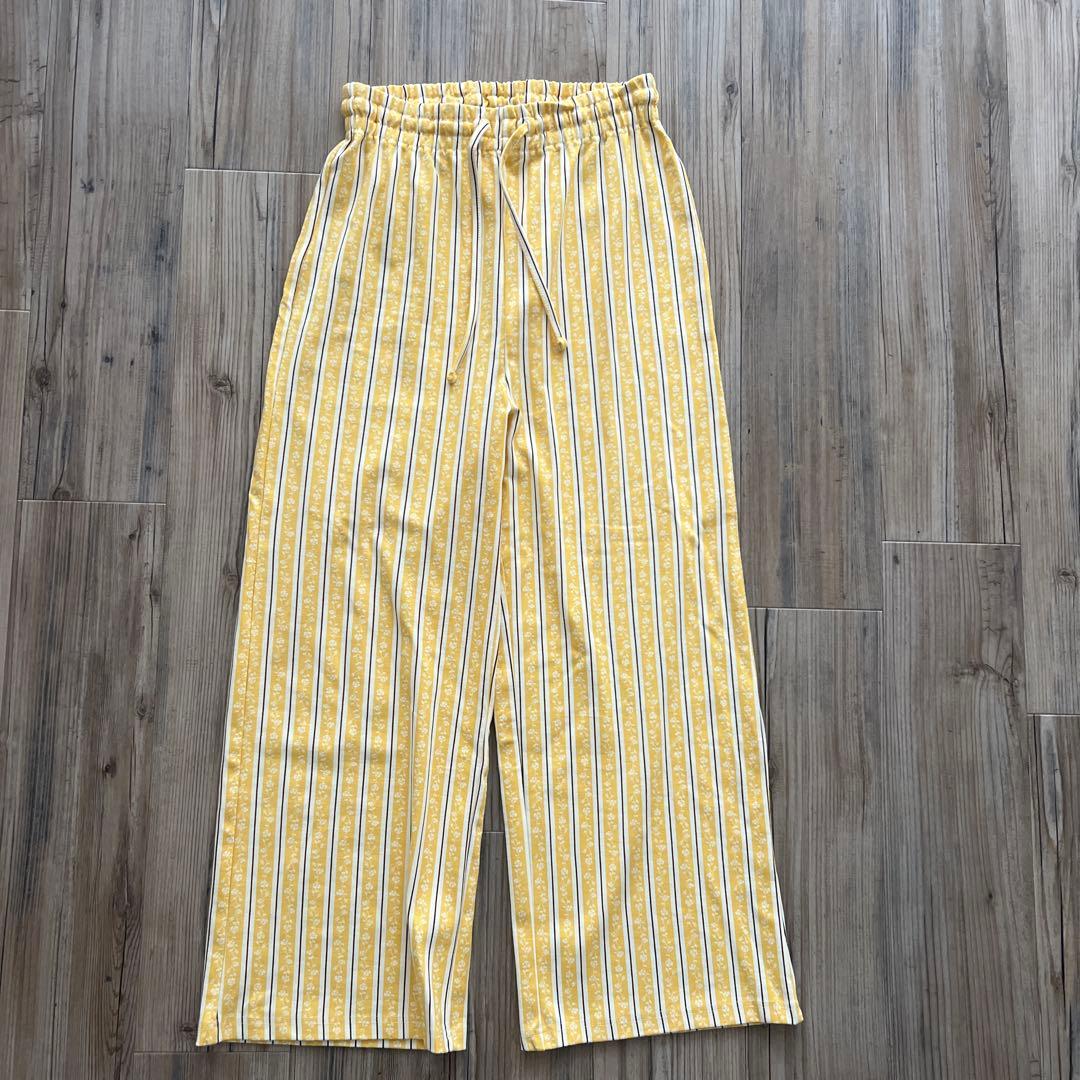 m*様 【新品未使用】House on the Hill イエロー ストライプパ
