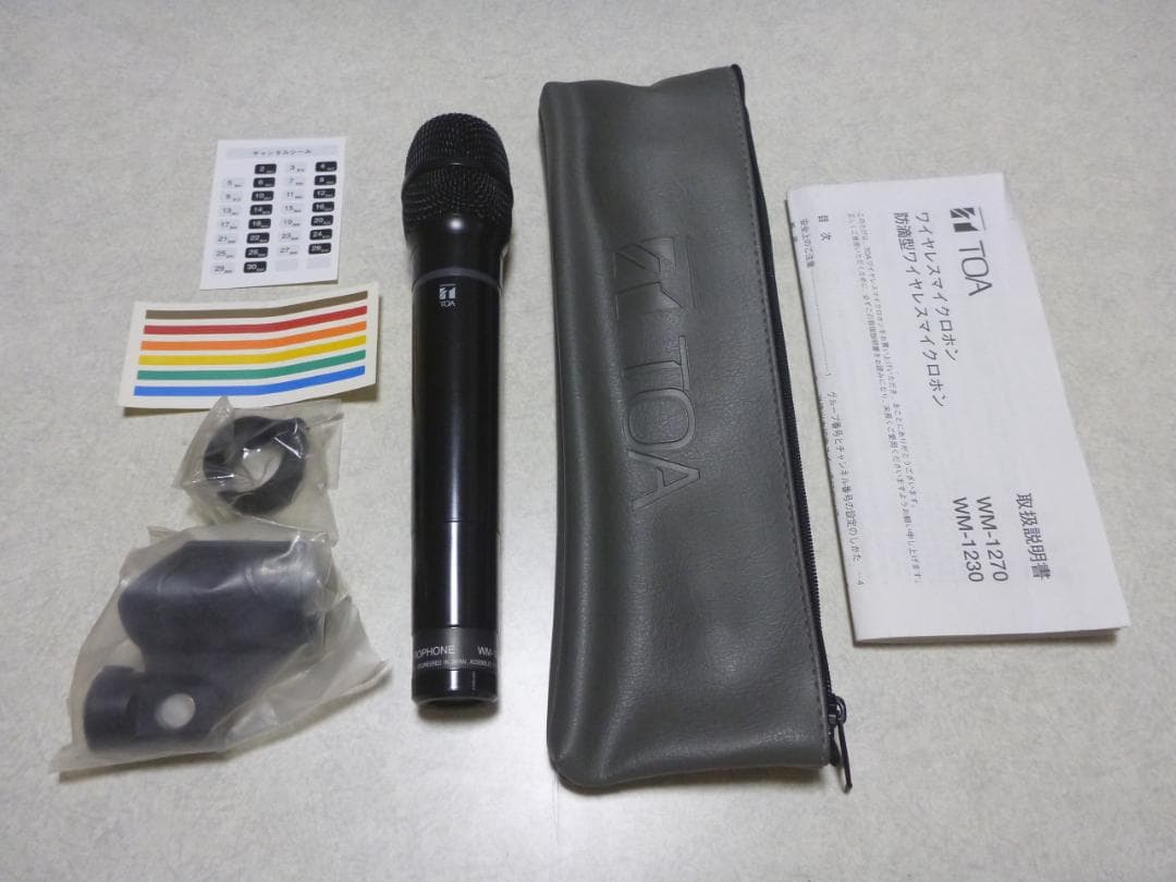 【中古】TOA WM-1230 ワイヤレスマイク