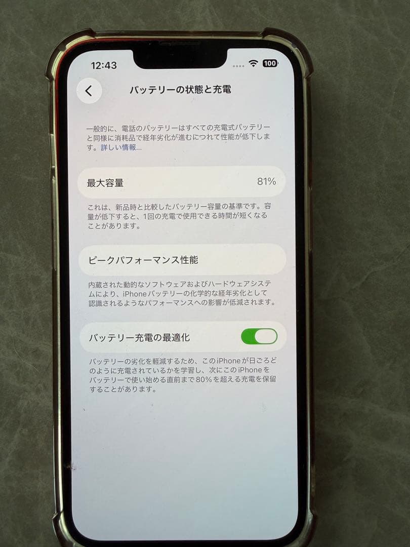 Apple iPhone 13 (PRODUCT(RED)) 本体