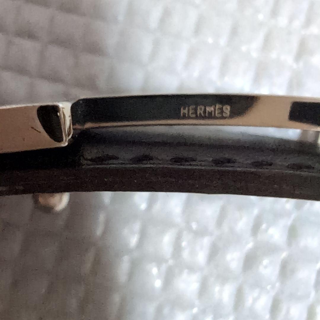 HERMES 黒 レザー ベルト サイズ70