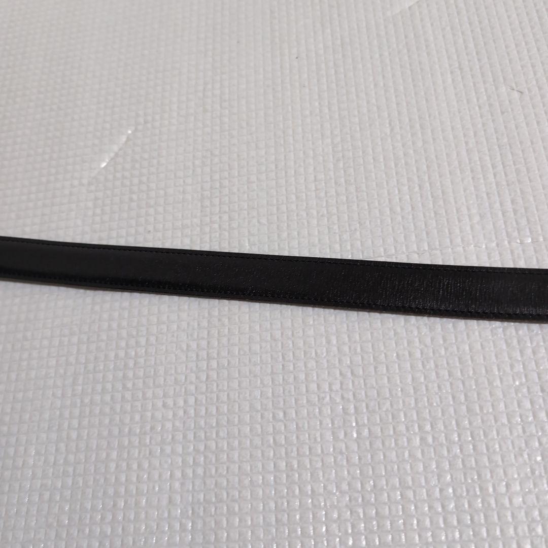 HERMES 黒 レザー ベルト サイズ70