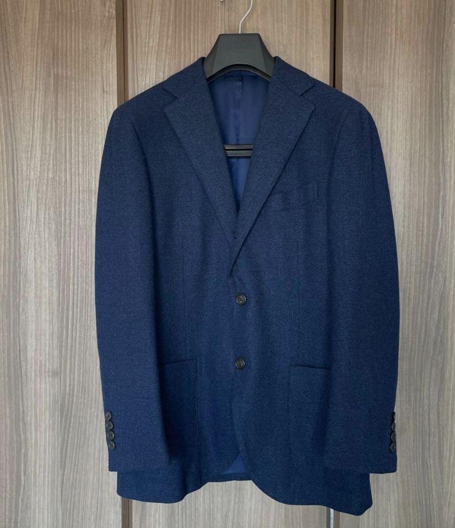 【極美品】ビームスFネイビー秋冬用 ウールジャケット