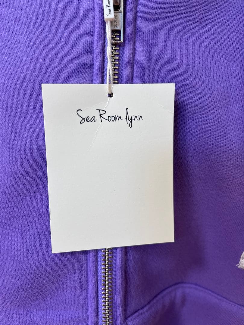 Volume Sweat Zipフーディー　ラベンダー