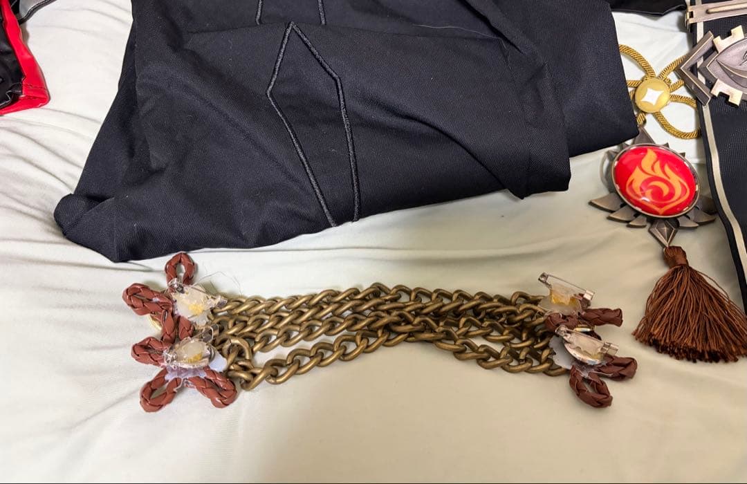 原神 ディルック コスプレ衣装　ウィッグ