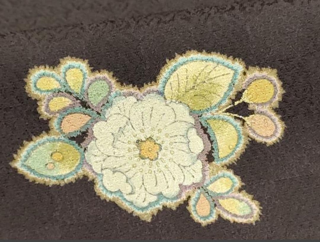 売約済み　未使用 辻ヶ花 飛び柄小紋 163cm　　しつけ付き！　正絹