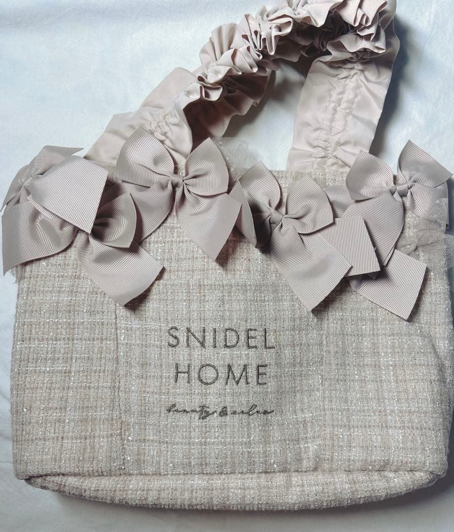 SNIDEL  リボンツイードバッグ 完売品
