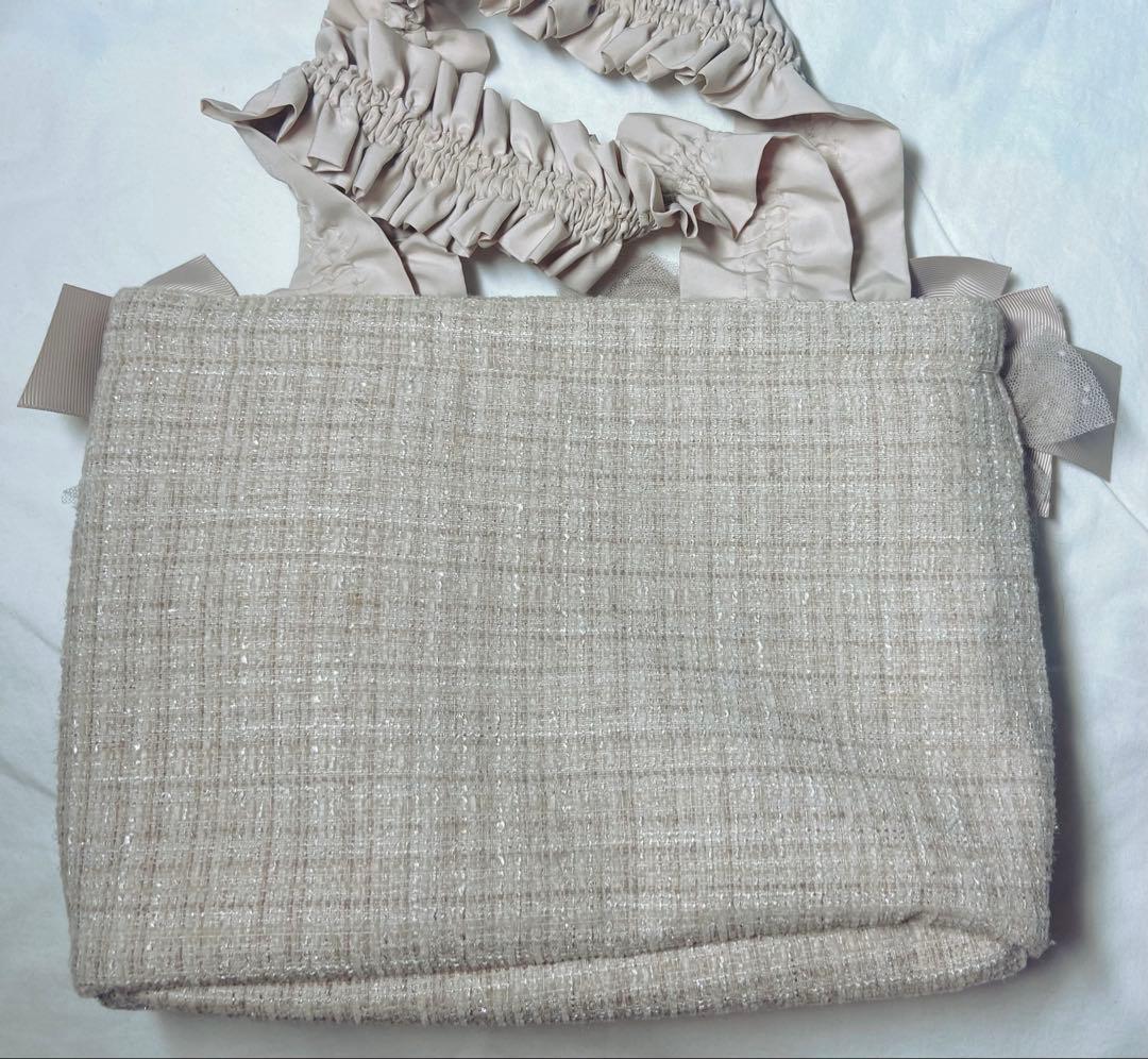 SNIDEL  リボンツイードバッグ 完売品