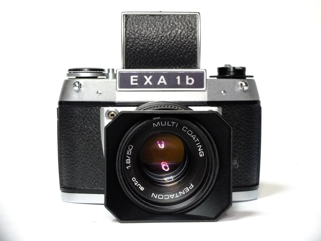 【実写確認整備品】EXA1b／ペンタコン50㎜f1.8・MCPF・角型フード付き