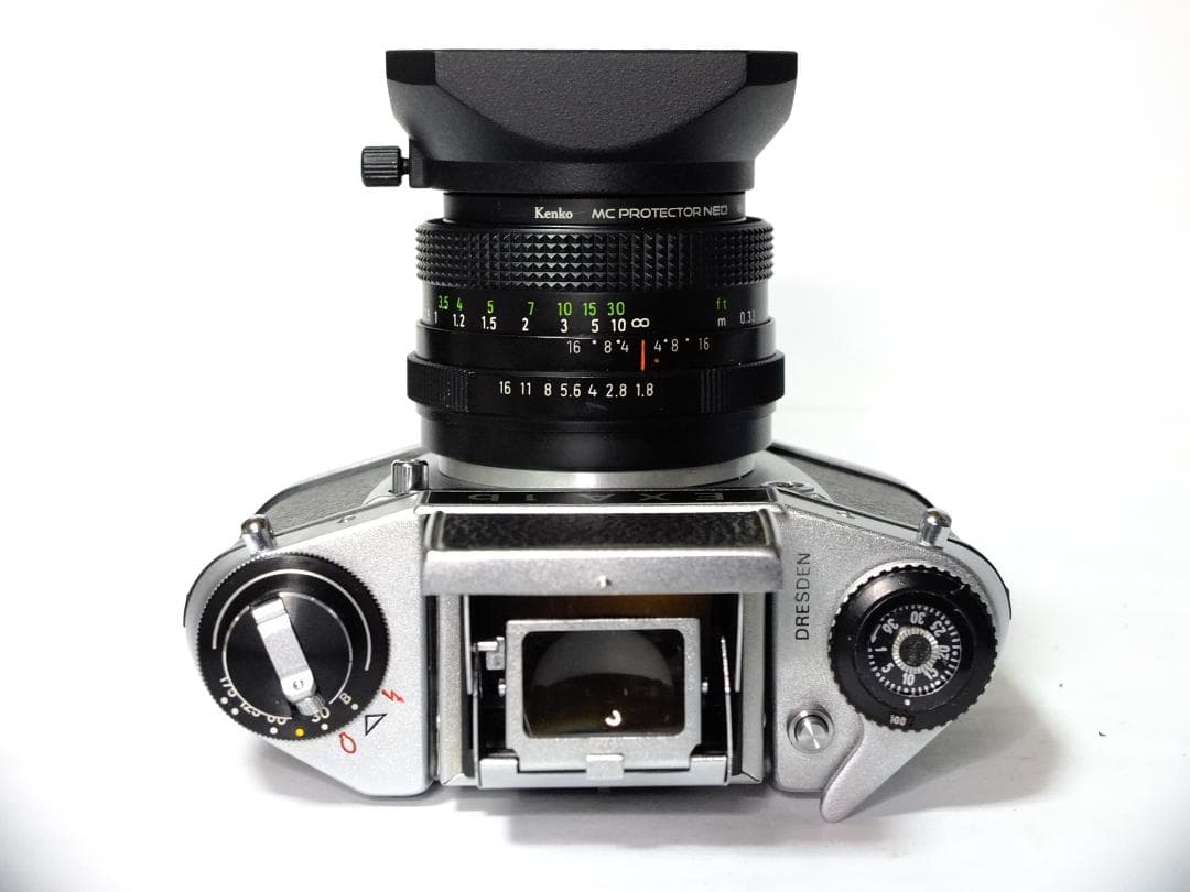 【実写確認整備品】EXA1b／ペンタコン50㎜f1.8・MCPF・角型フード付き