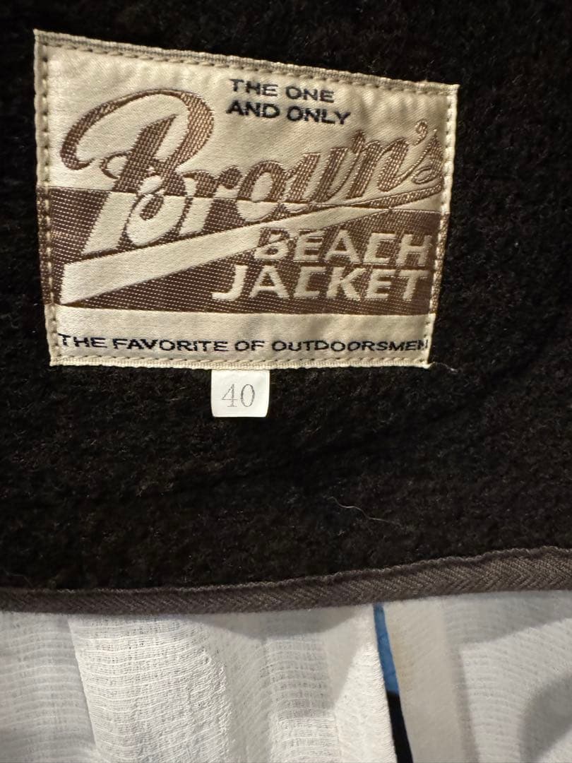 ブラウンズビーチ　ベスト　フルカウント製BBJ-001 ビーチクロス