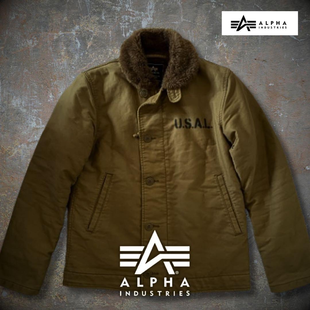『人気品薄◎』ALPHA INDUSTRIES(アルファ)N-1デッキジャケット