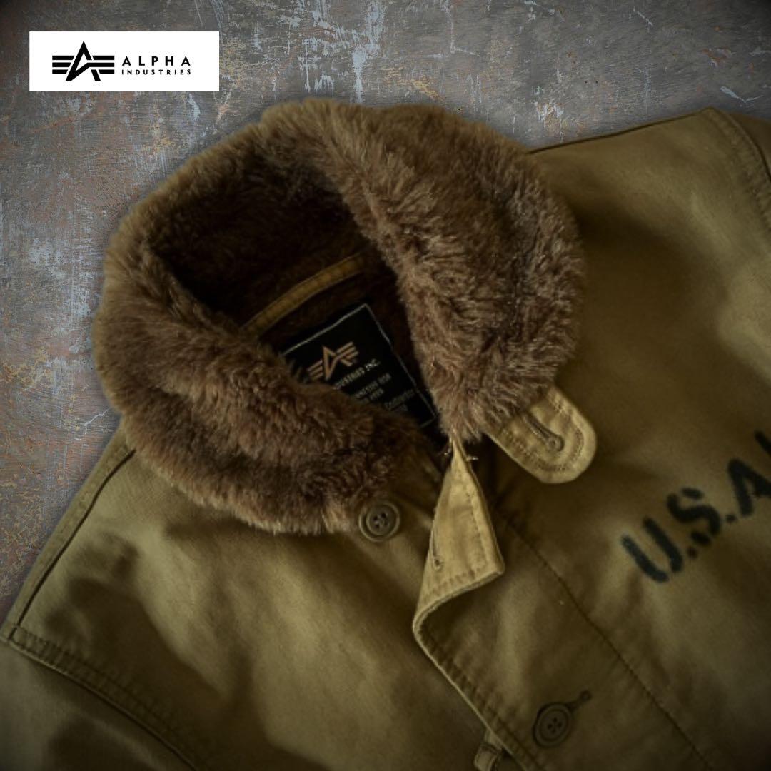『人気品薄◎』ALPHA INDUSTRIES(アルファ)N-1デッキジャケット