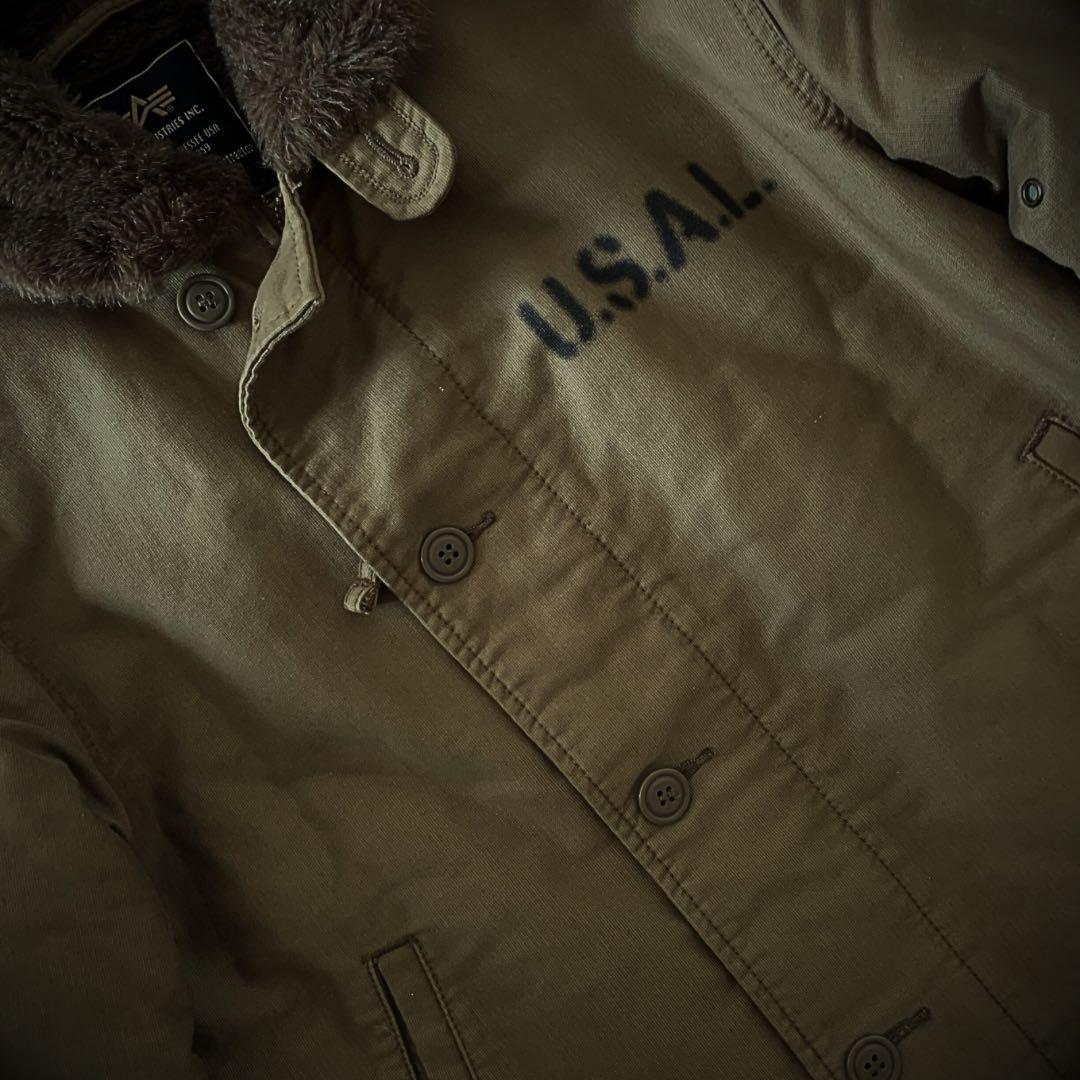 『人気品薄◎』ALPHA INDUSTRIES(アルファ)N-1デッキジャケット